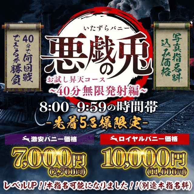 お試し昇天コース～40分無限発射編～